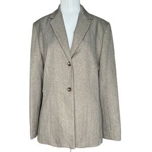NWT Tailor B. Moss size 6 Taupe blazer